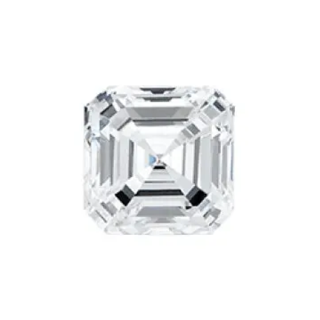 Elara Vintage Inspired Engagement Ring Asscher•White Gold