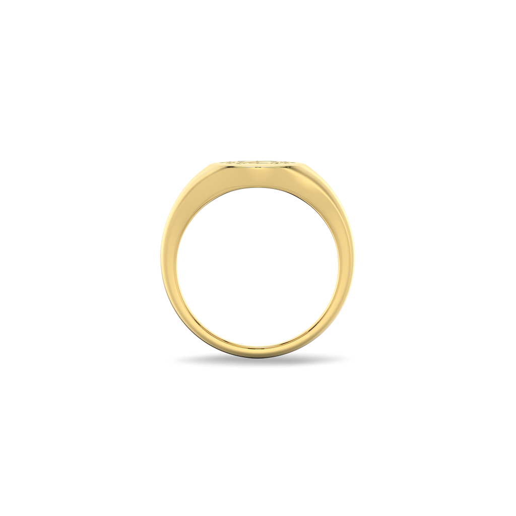 Oval Monogram Ring SR003H