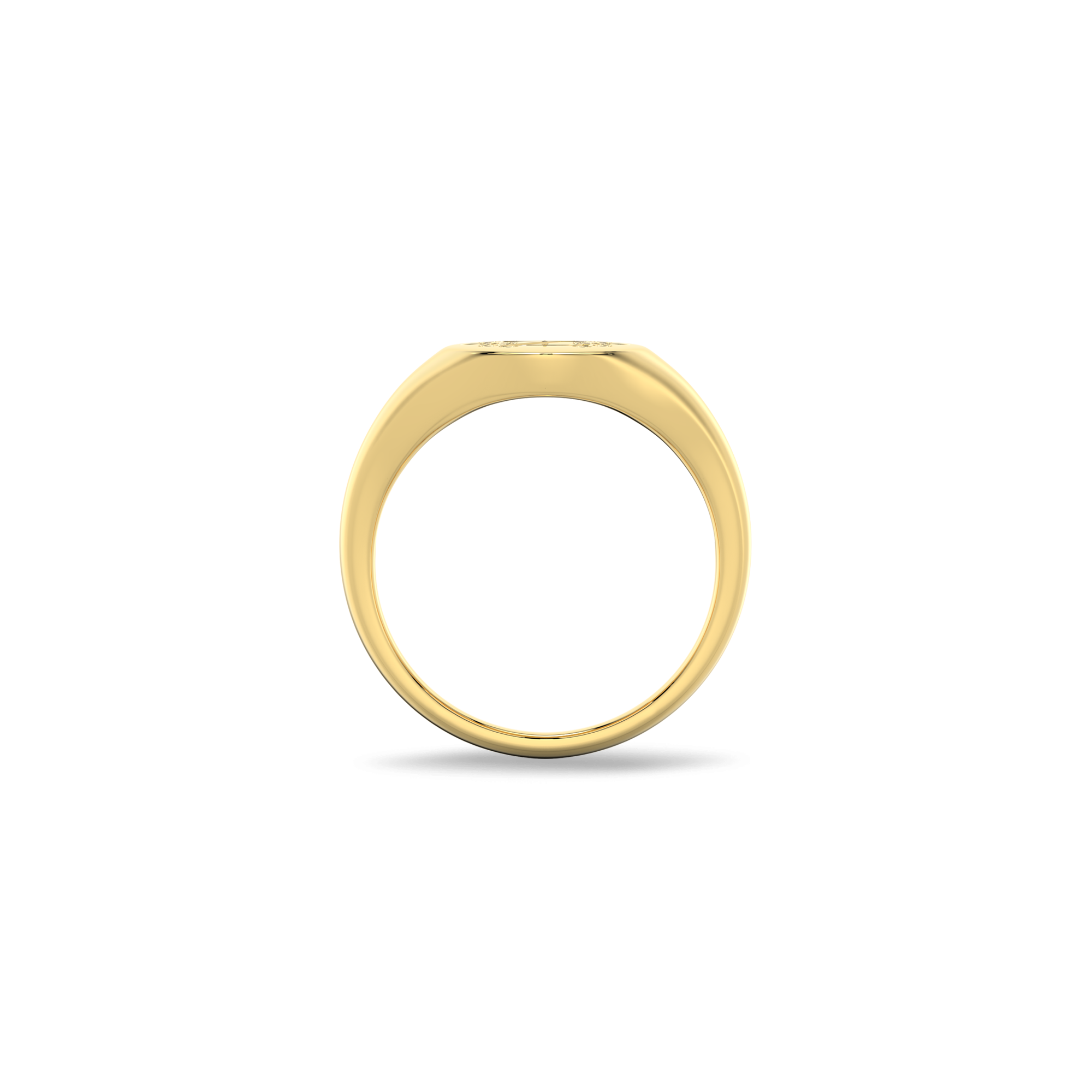 Oval Monogram Ring SR003H