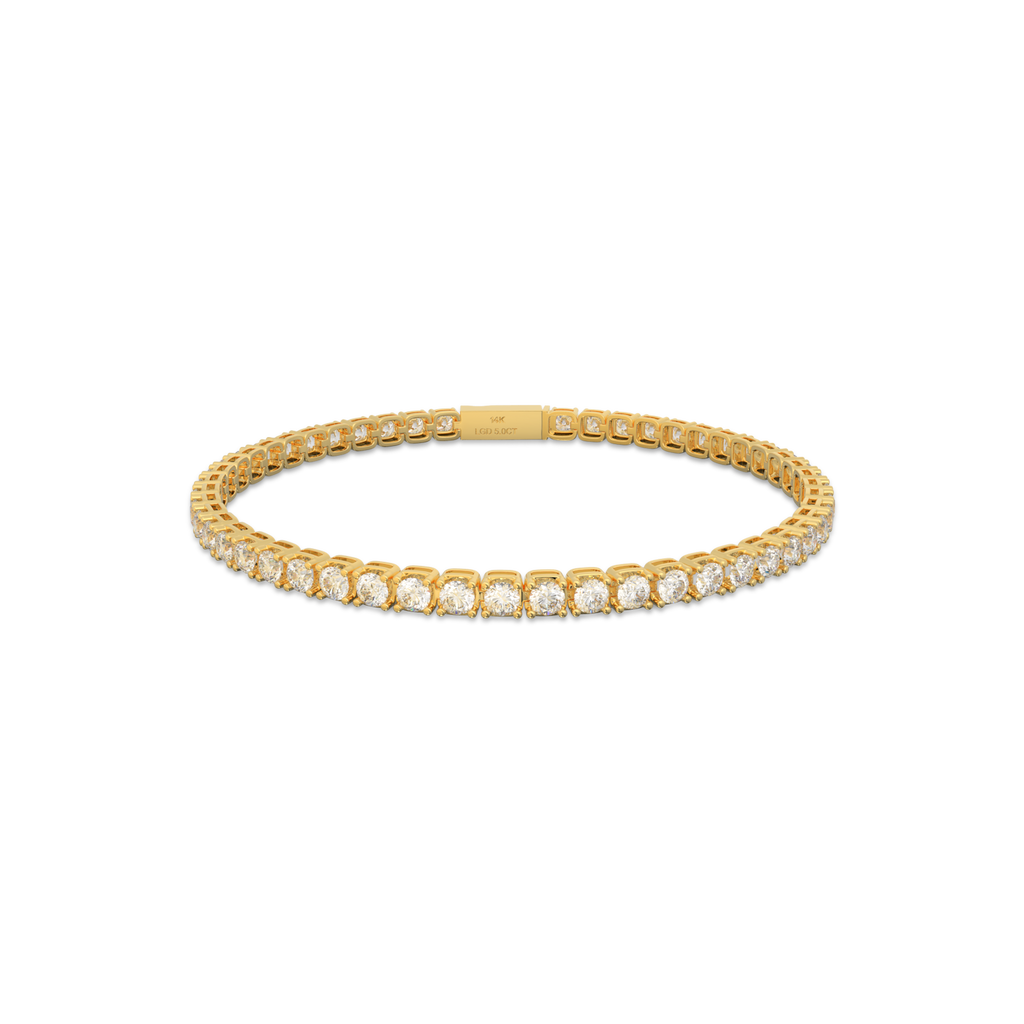 18K Yellow Gold Nova Tennis Bracelet in 5CT LGDB001