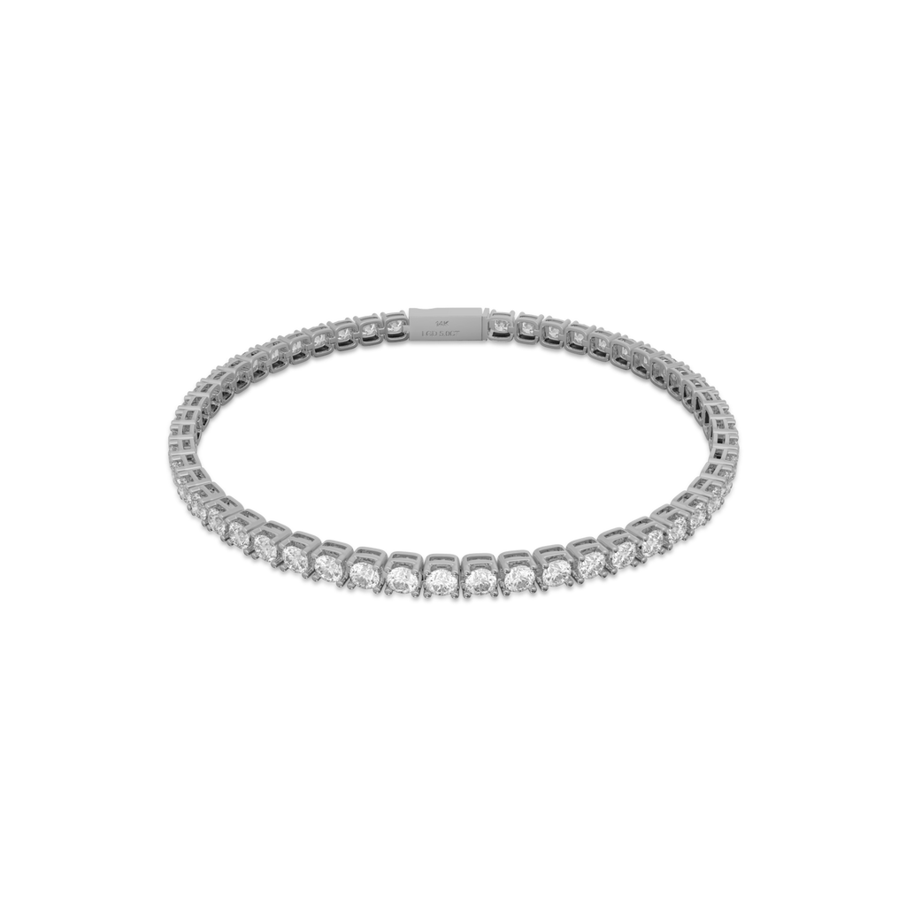 18K White Gold Nova Tennis Bracelet in 5CT LGDB001