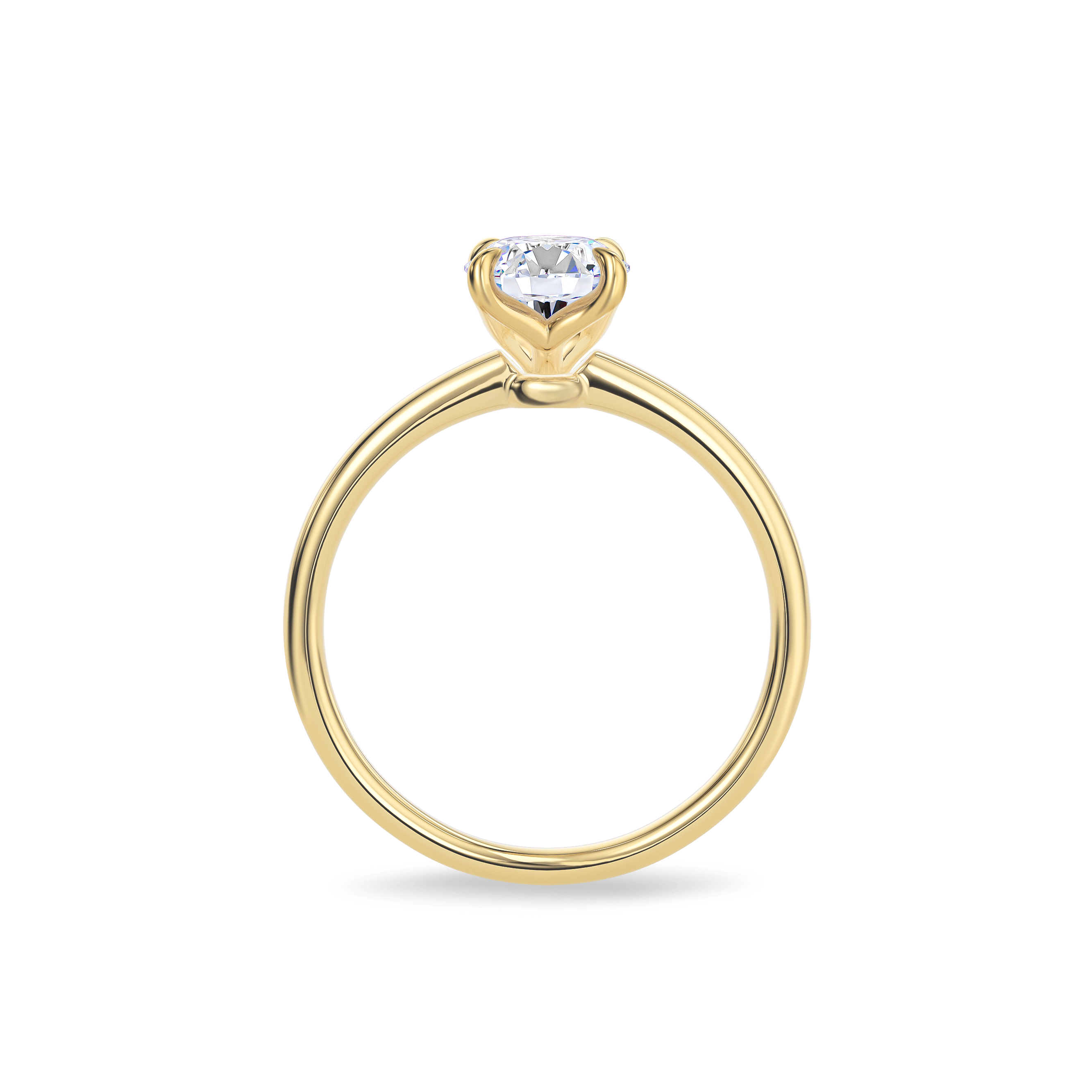 Dia Special Solitaire Engagement Ring Oval•Yellow Gold