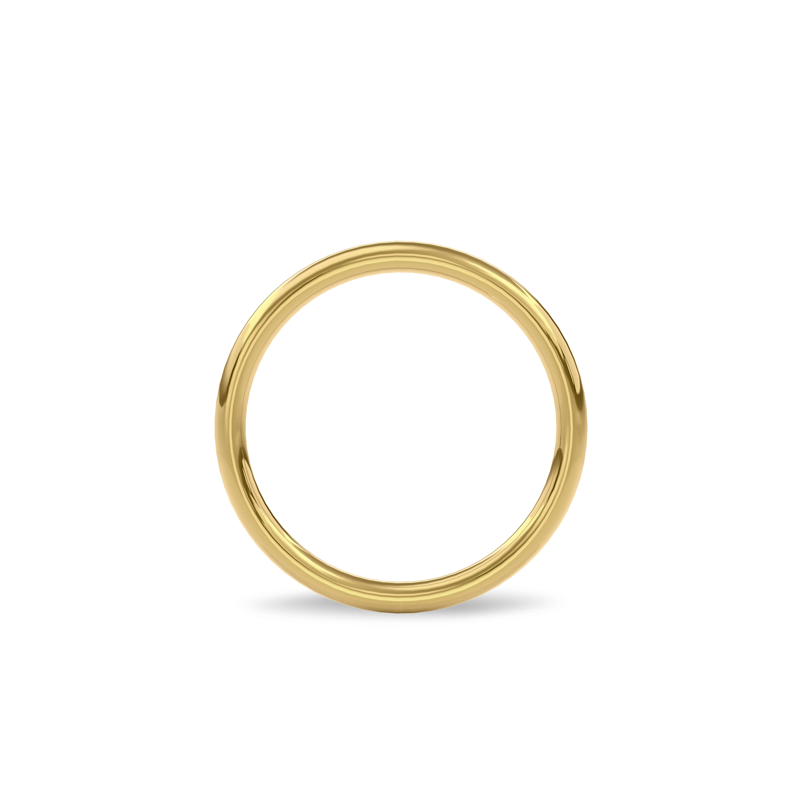 Wedding Bands Round Band 2mm•Yellow Gold