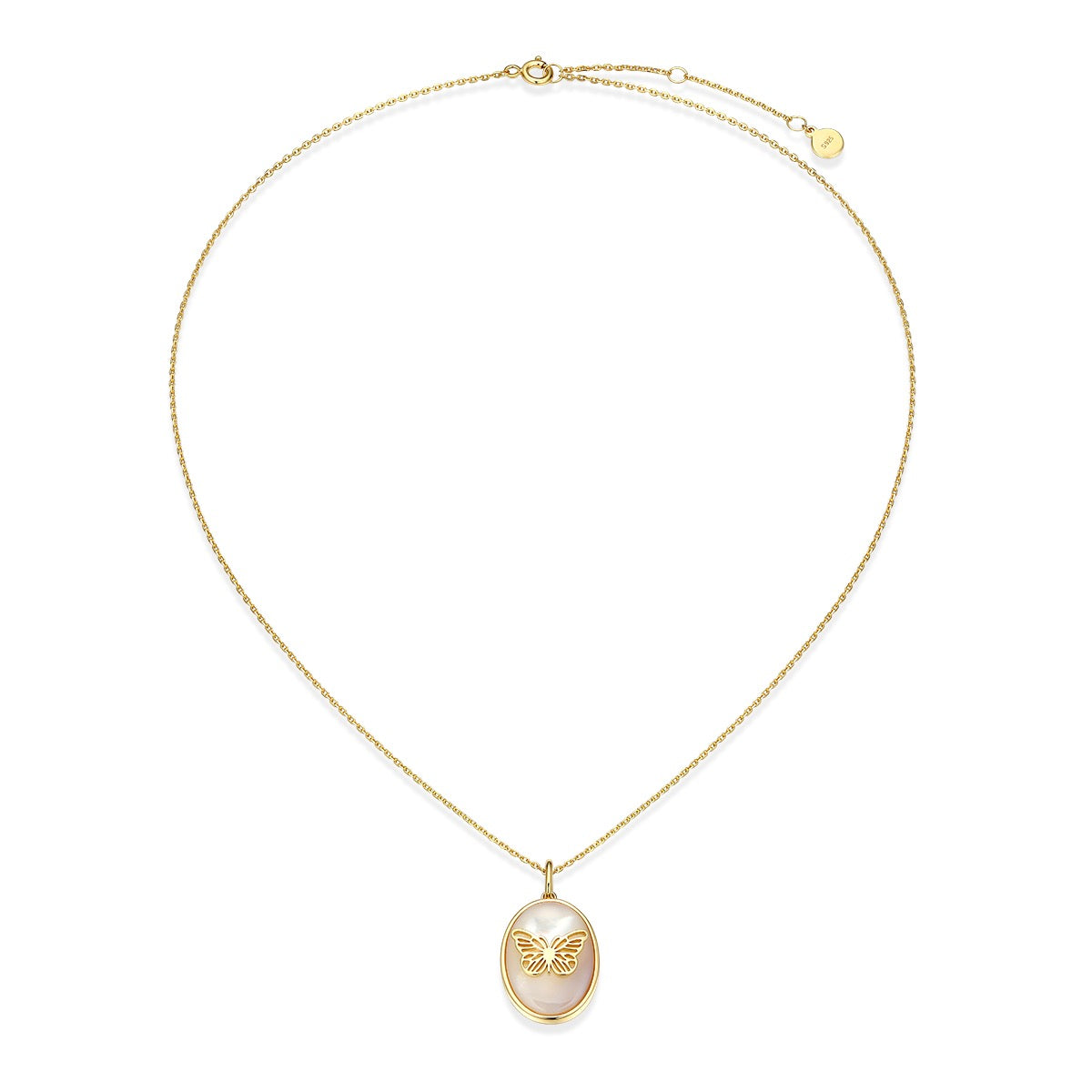 18K Gold Plated Papilio Whisper Locket SN007G