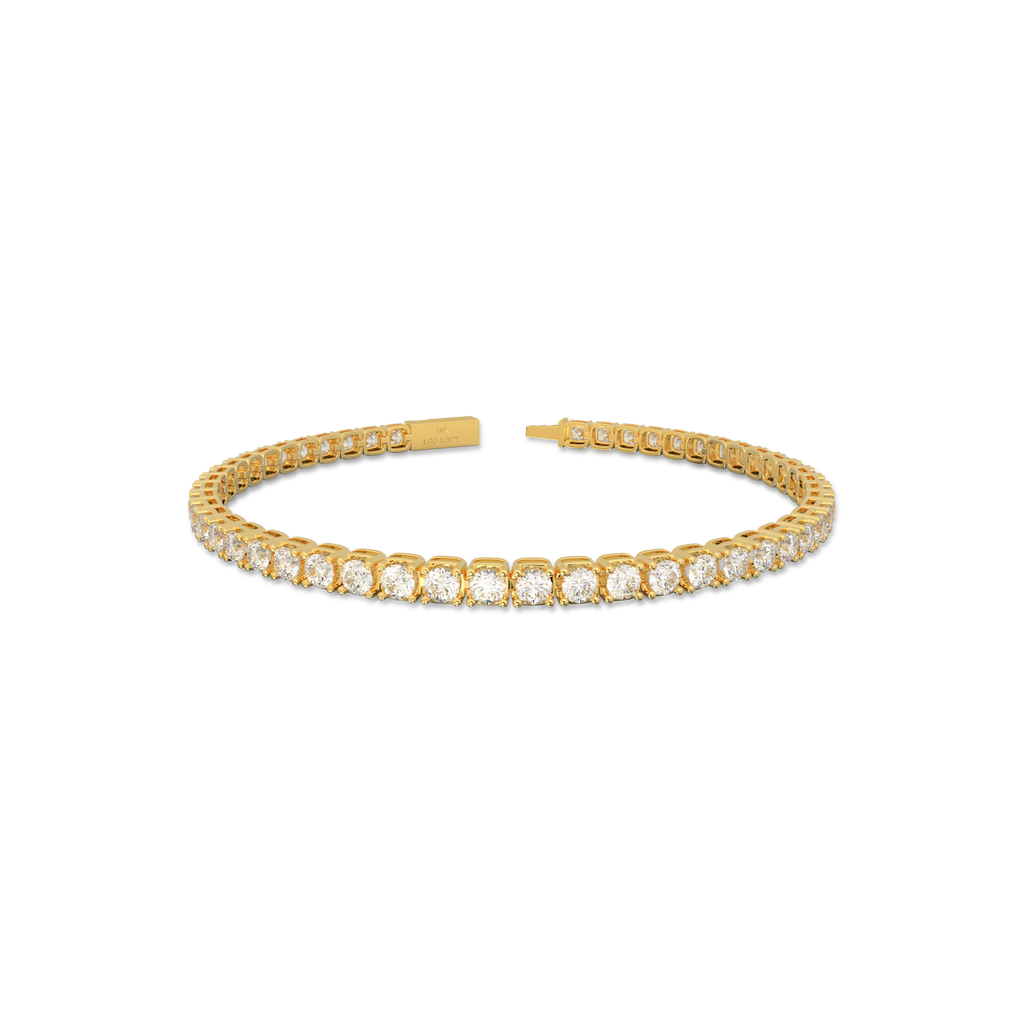 18K Yellow Gold Nova Tennis Bracelet in 5CT LGDB001