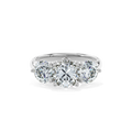 Daphnis Trinity Engagement Ring Round•White Gold