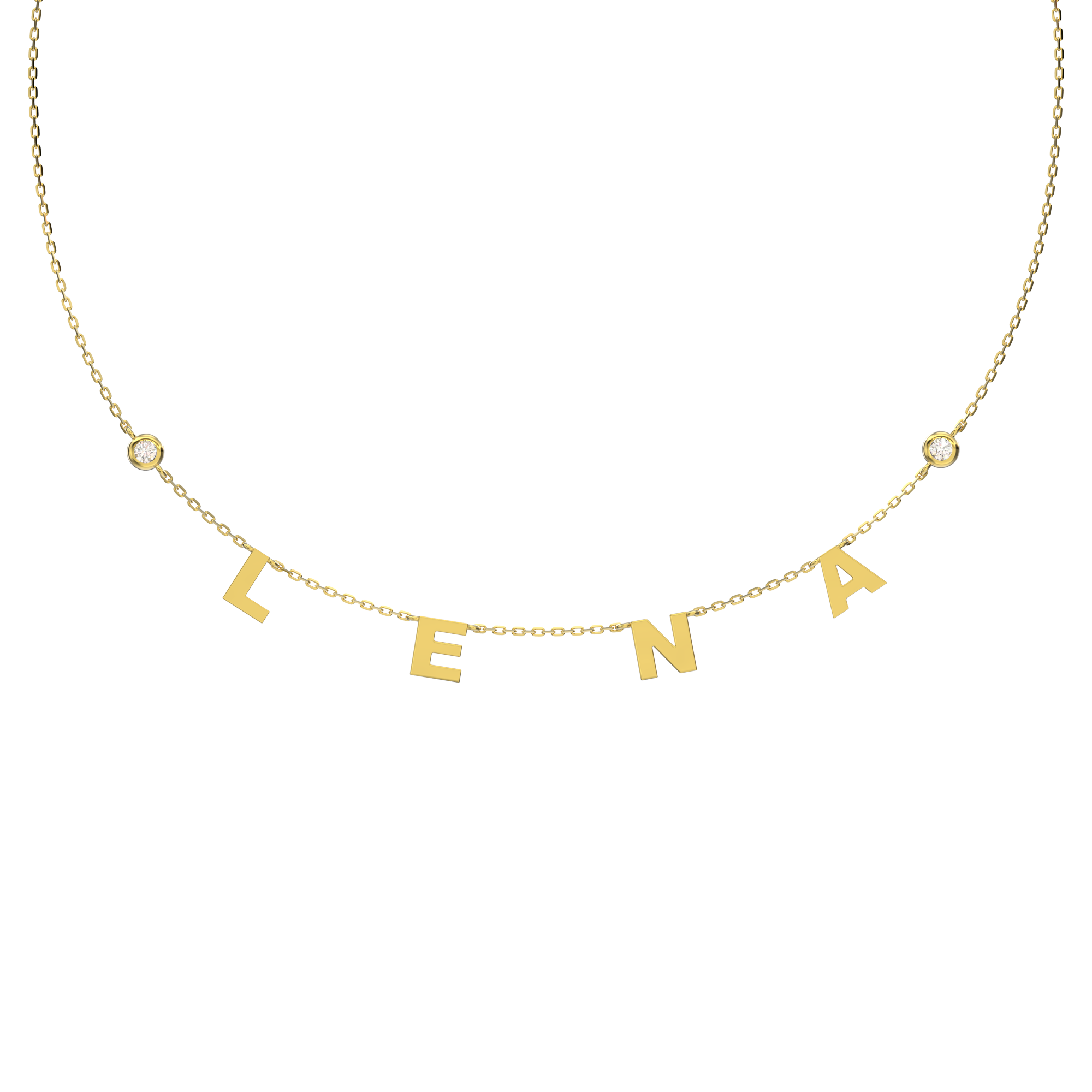 Classic Letter Necklace SS25N004C