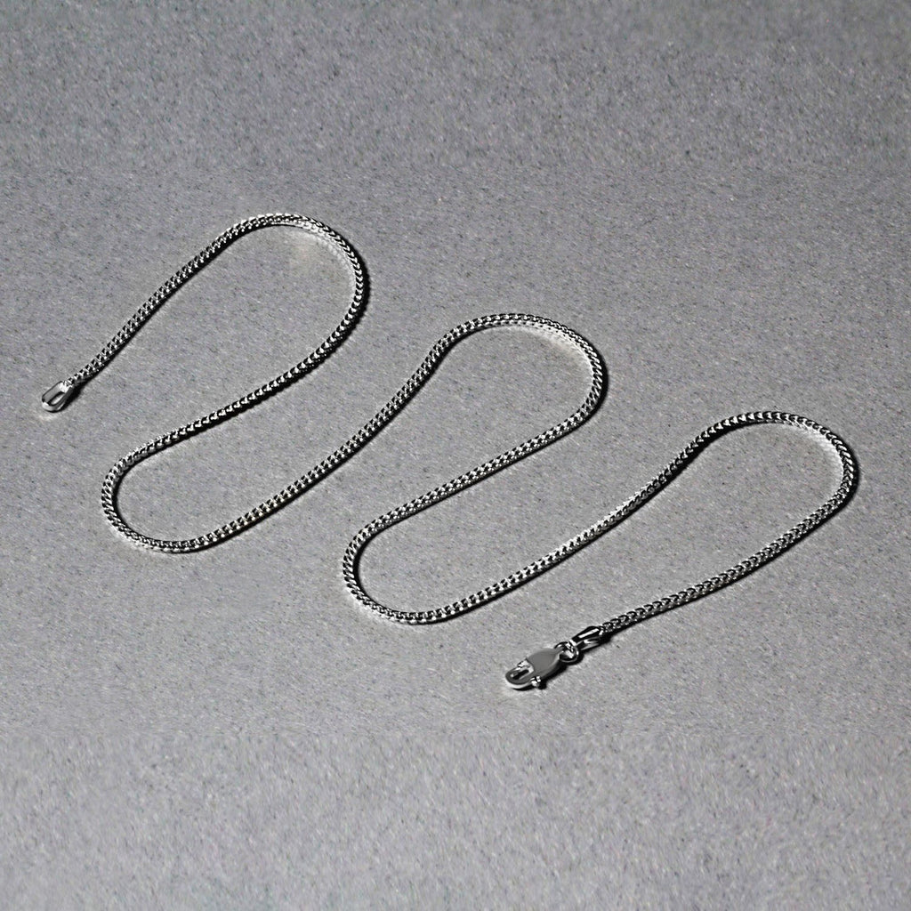 14k White Gold Franco Chain (1.20 mm)