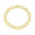14k Yellow Gold High Polish Mariner Link Bracelet  (8.80 mm)