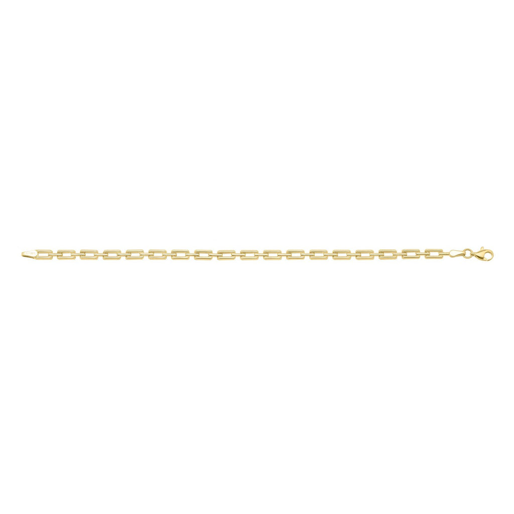 10K Yellow Gold Deco Link Bracelet