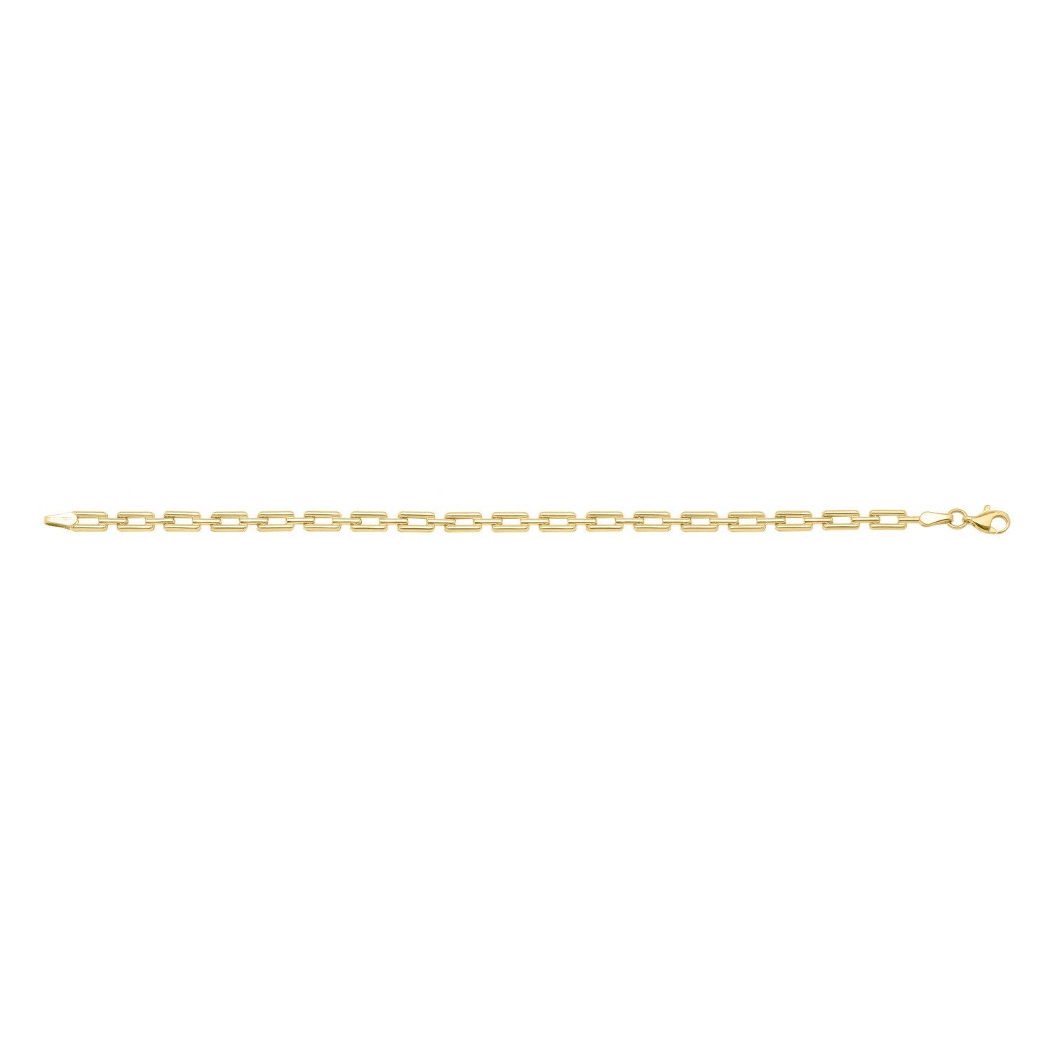 10K Yellow Gold Deco Link Bracelet