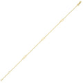 10K Yellow Gold Infinity Anklet
