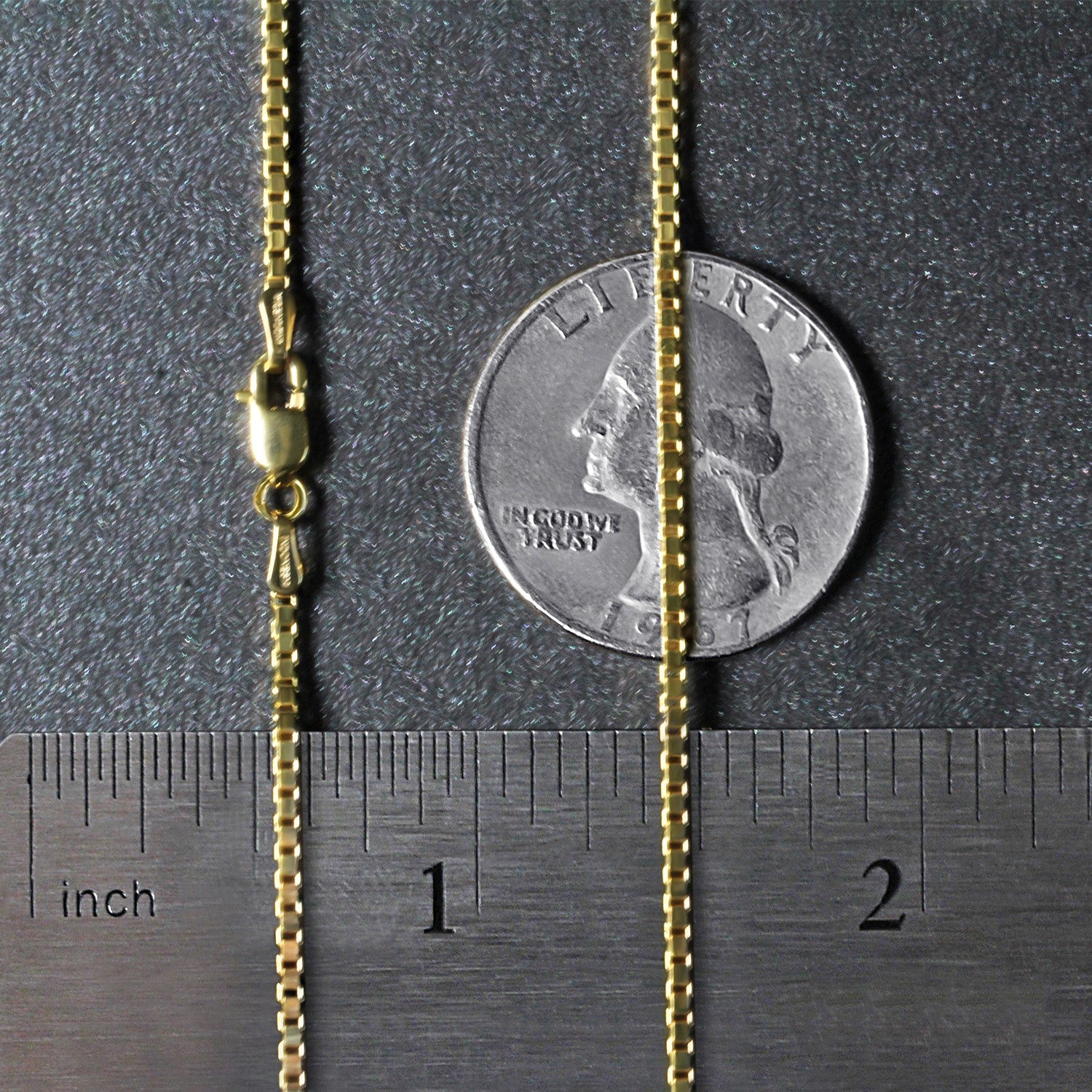 18k Yellow Gold Classic Box Chain (1.40 mm)
