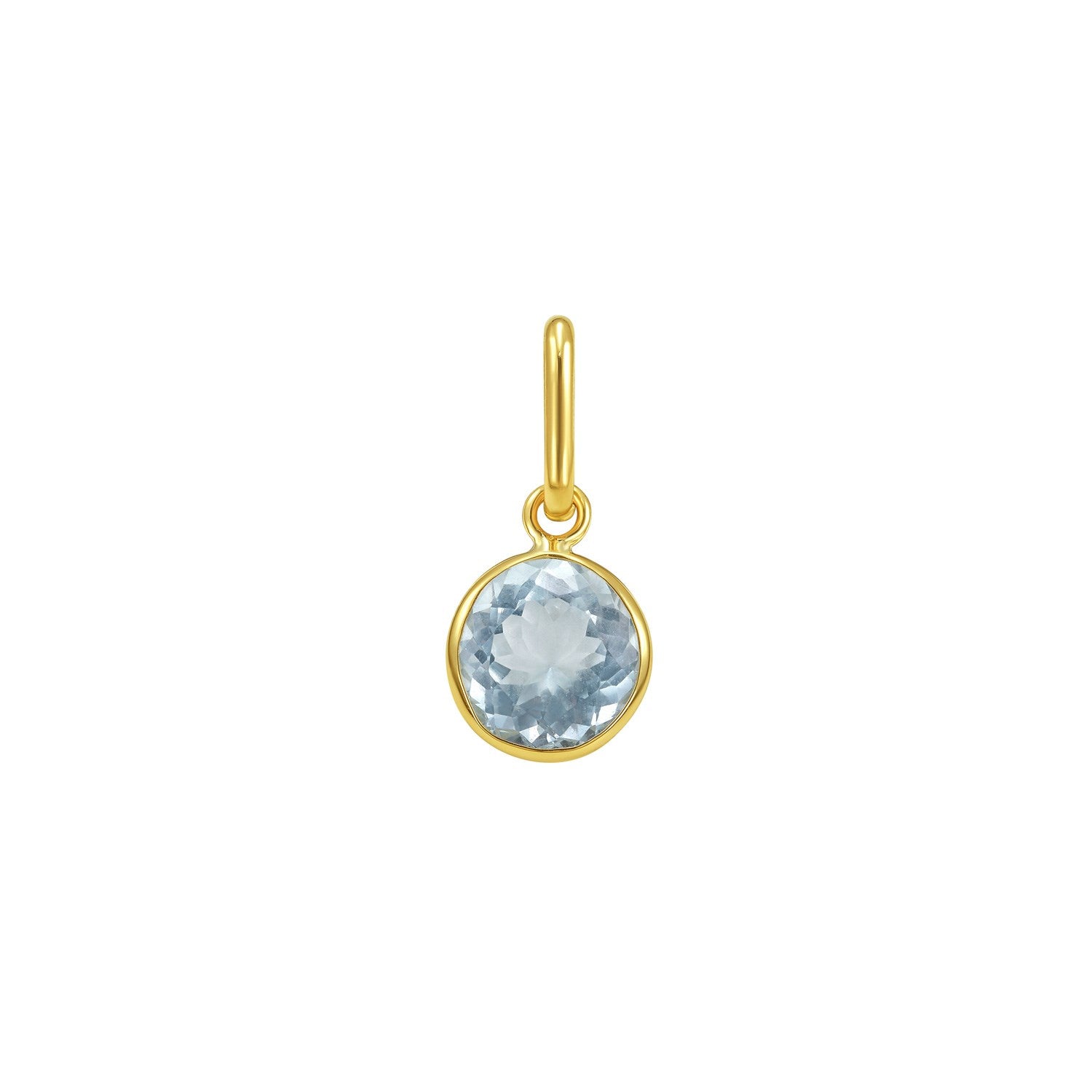 14K Yellow Gold Initial Z Charm Pendant