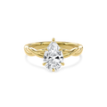 Rhea Twisted Engagement Ring Pear•Yellow Gold