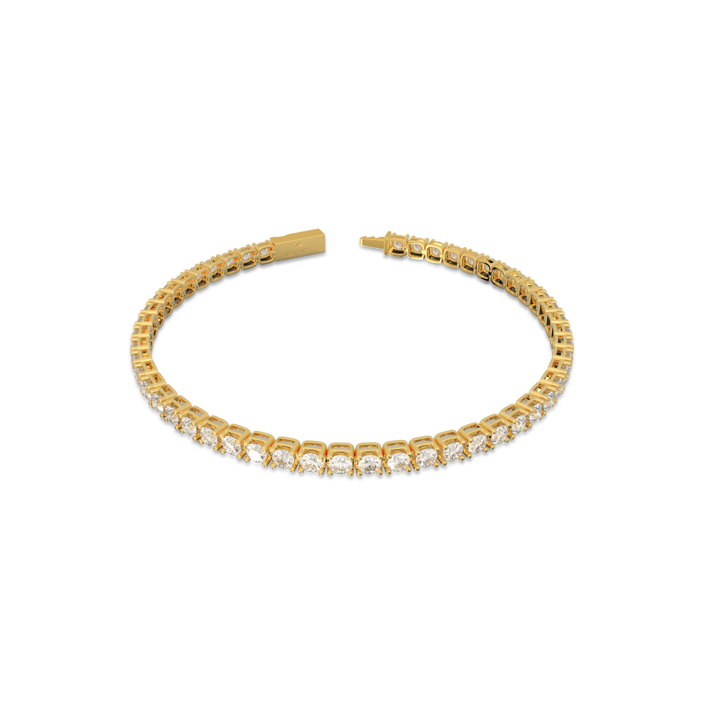 18K Yellow Gold Nova Tennis Bracelet in 5CT LGDB001