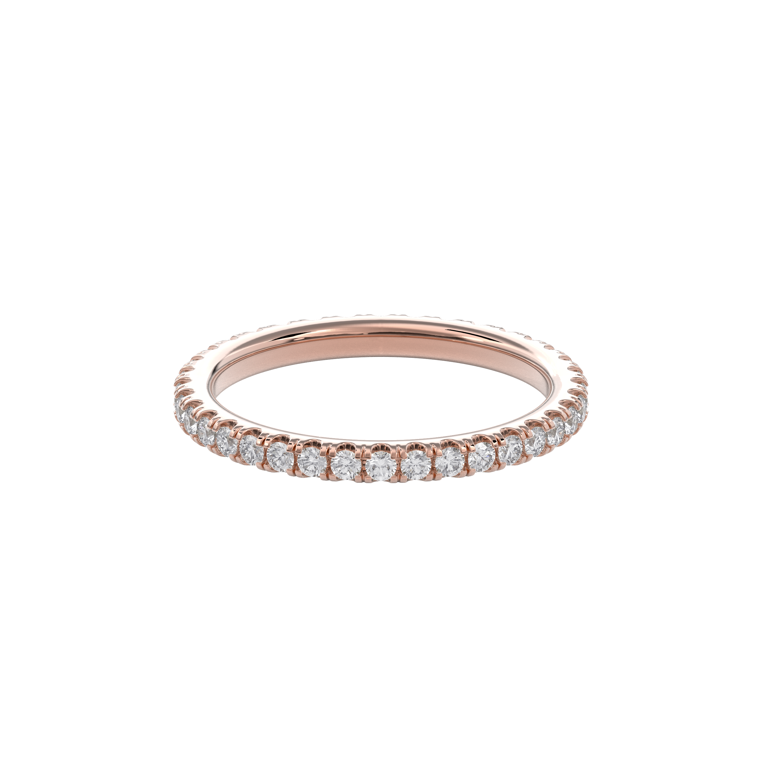 Wedding Bands Enternity Band 1.8mm•Rose Gold