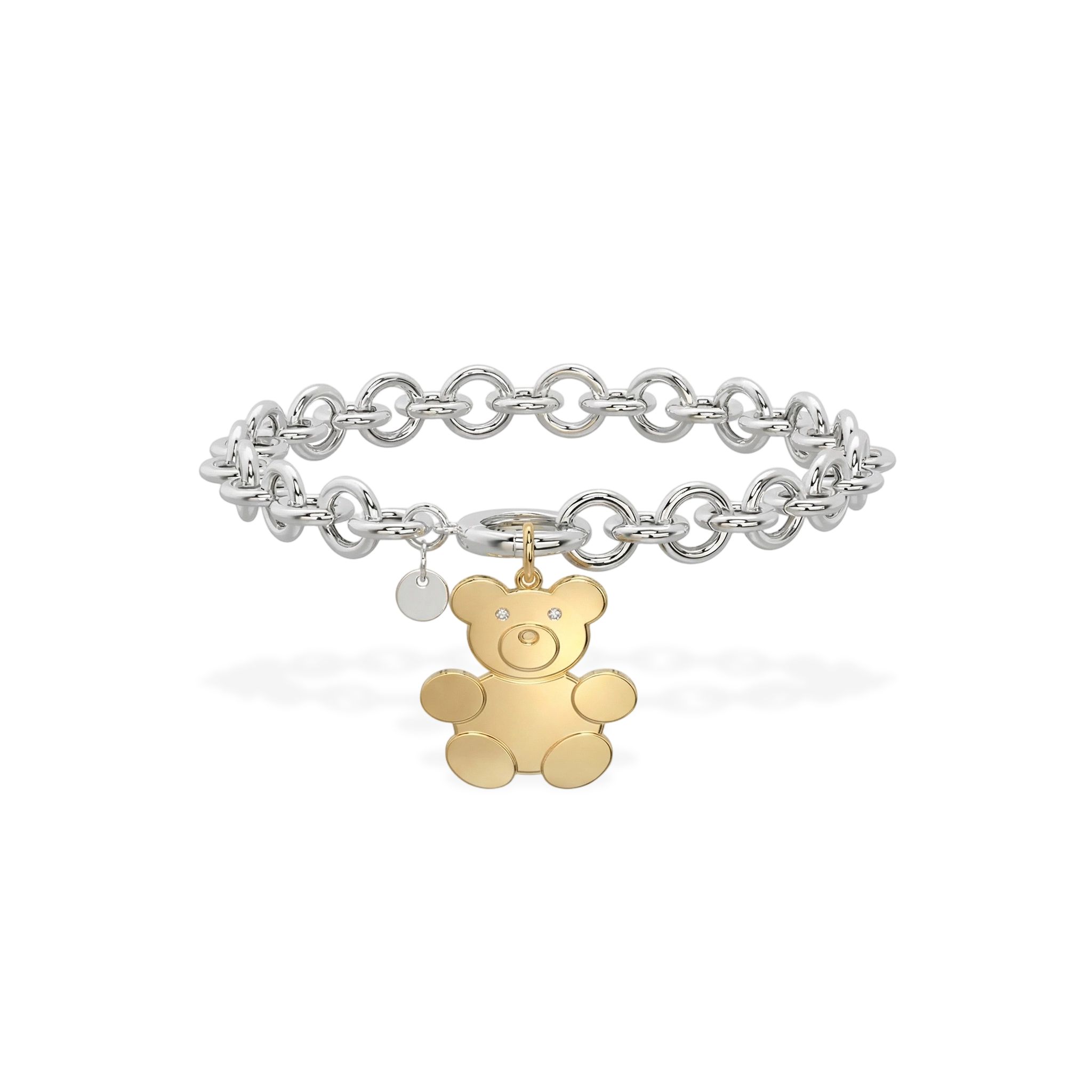 Teddy Family Bracelet in 2 Tunes Color SB008R