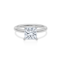 Dia Solitaire Engagement Ring Princess•White Gold