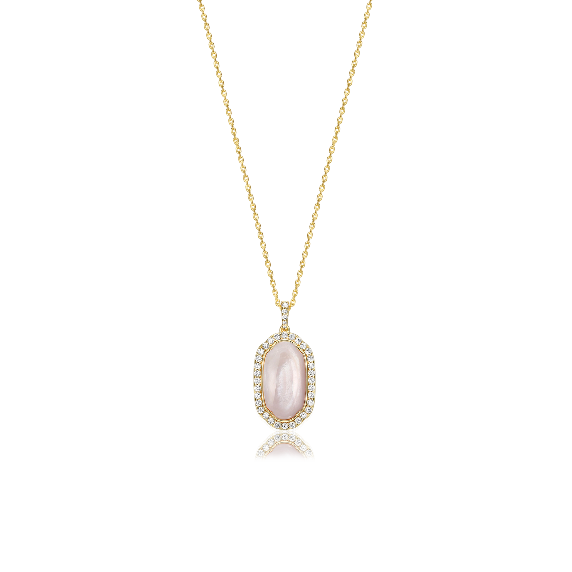 18K Gold Plated Pearl Glow Secret Locket SN012