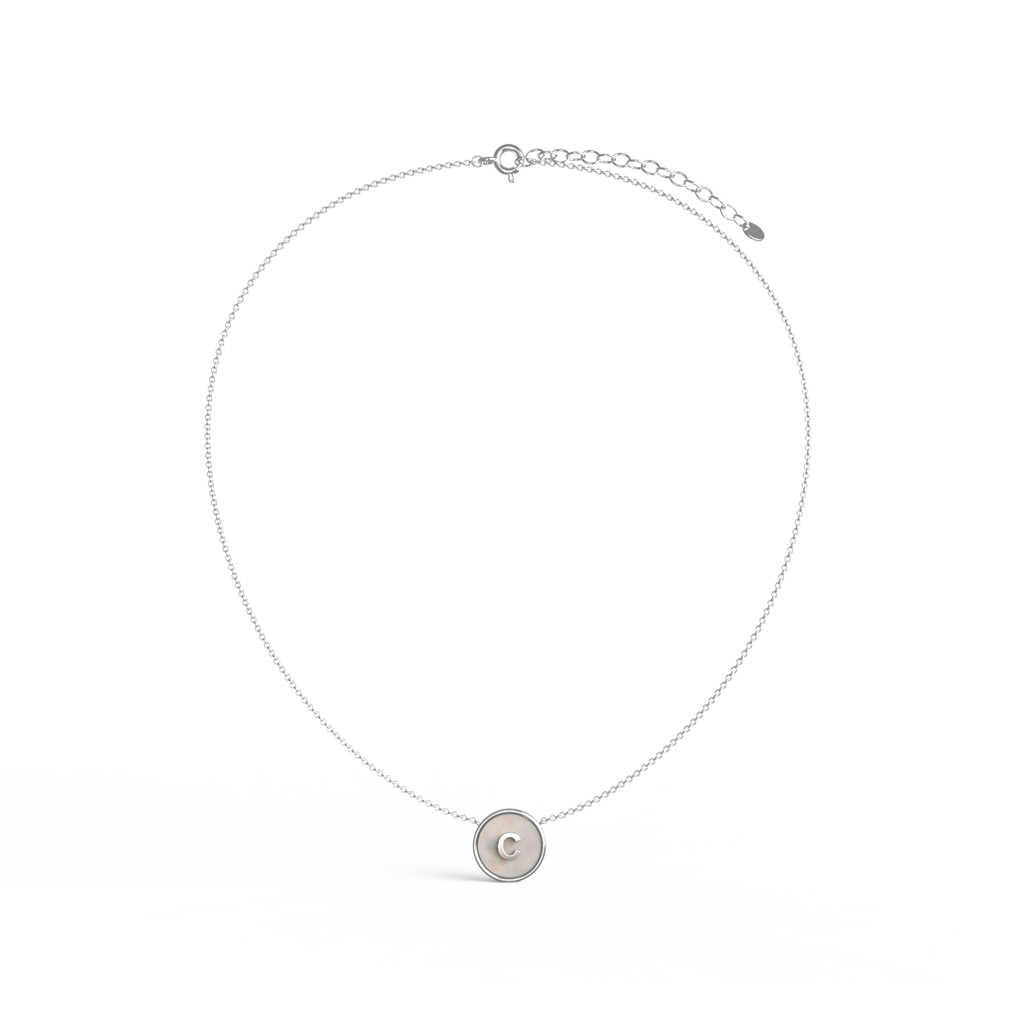 18k Gold Plated Silver Pearl Zodiac Necklace SS25N002G