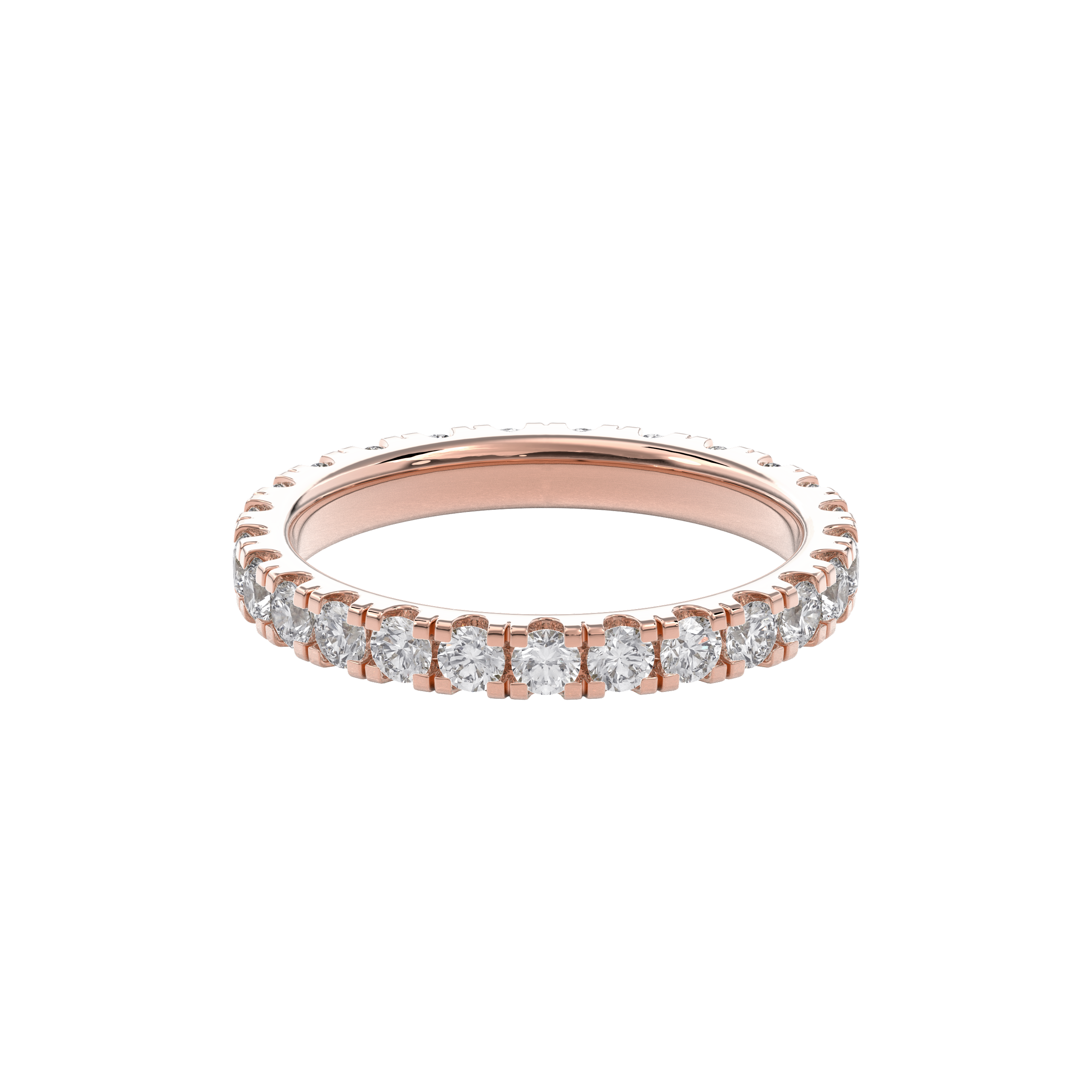 Wedding Bands Enternity Band 2.8mm•Rose Gold