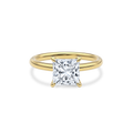 Dia Solitaire Engagement Ring Princess•Yellow Gold
