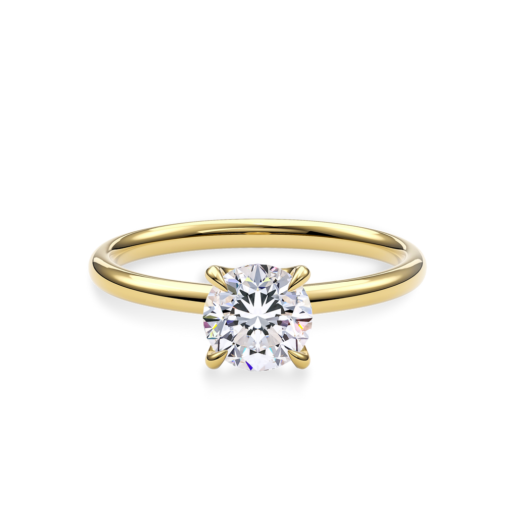 Dia Special Solitaire Engagement Ring Round•Yellow Gold