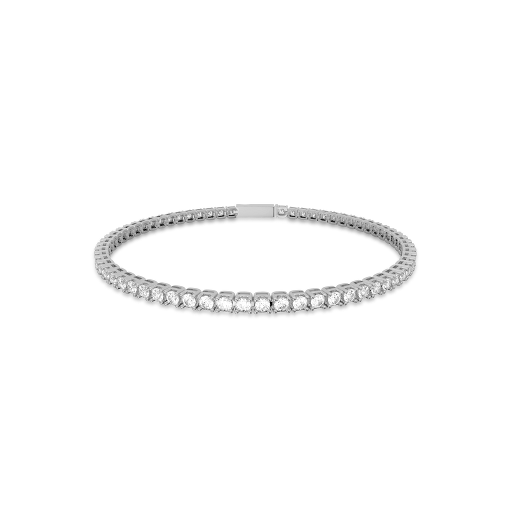 18K White Gold Nova Tennis Bracelet in 3CT LGDB001