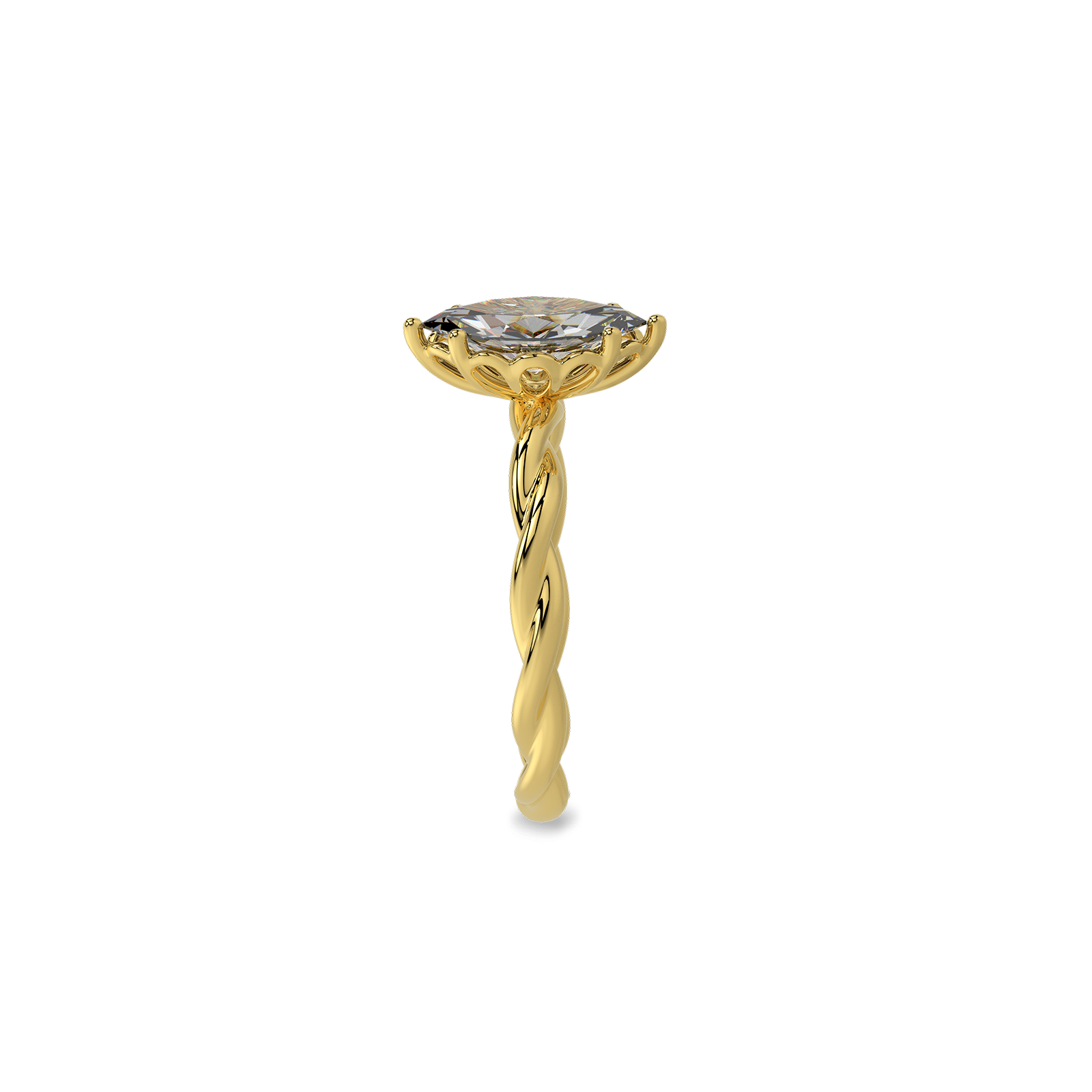 Vintage-Inspired Twist Ring