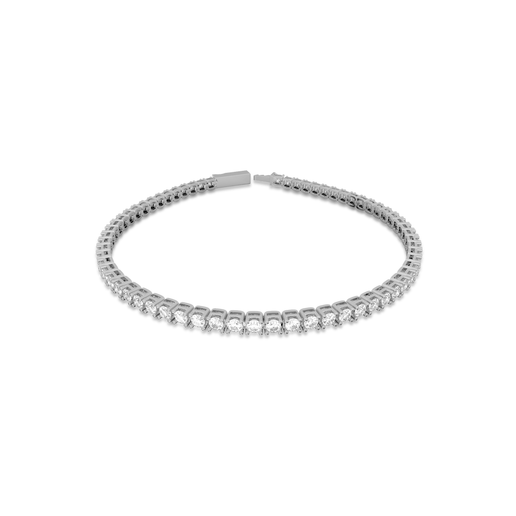 18K White Gold Nova Tennis Bracelet in 3CT LGDB001
