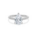 Dia Solitaire Engagement Ring Pear•White Gold