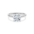 Dia Solitaire Engagement Ring Round•White Gold