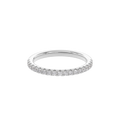 Wedding Bands Half Pave Band 1.8mm•White Gold