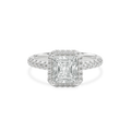 Elara Infinity Engagement Ring Radiant•White Gold