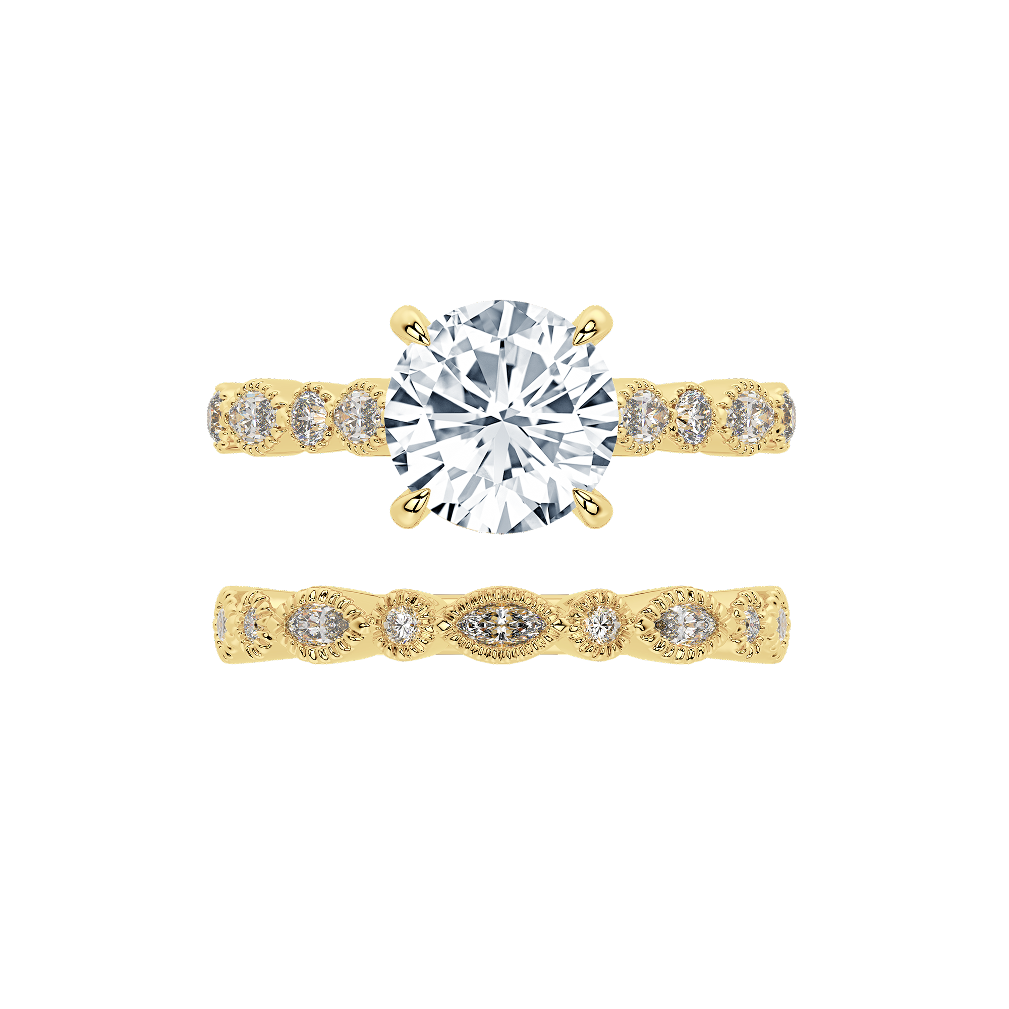 Milgrain Ring