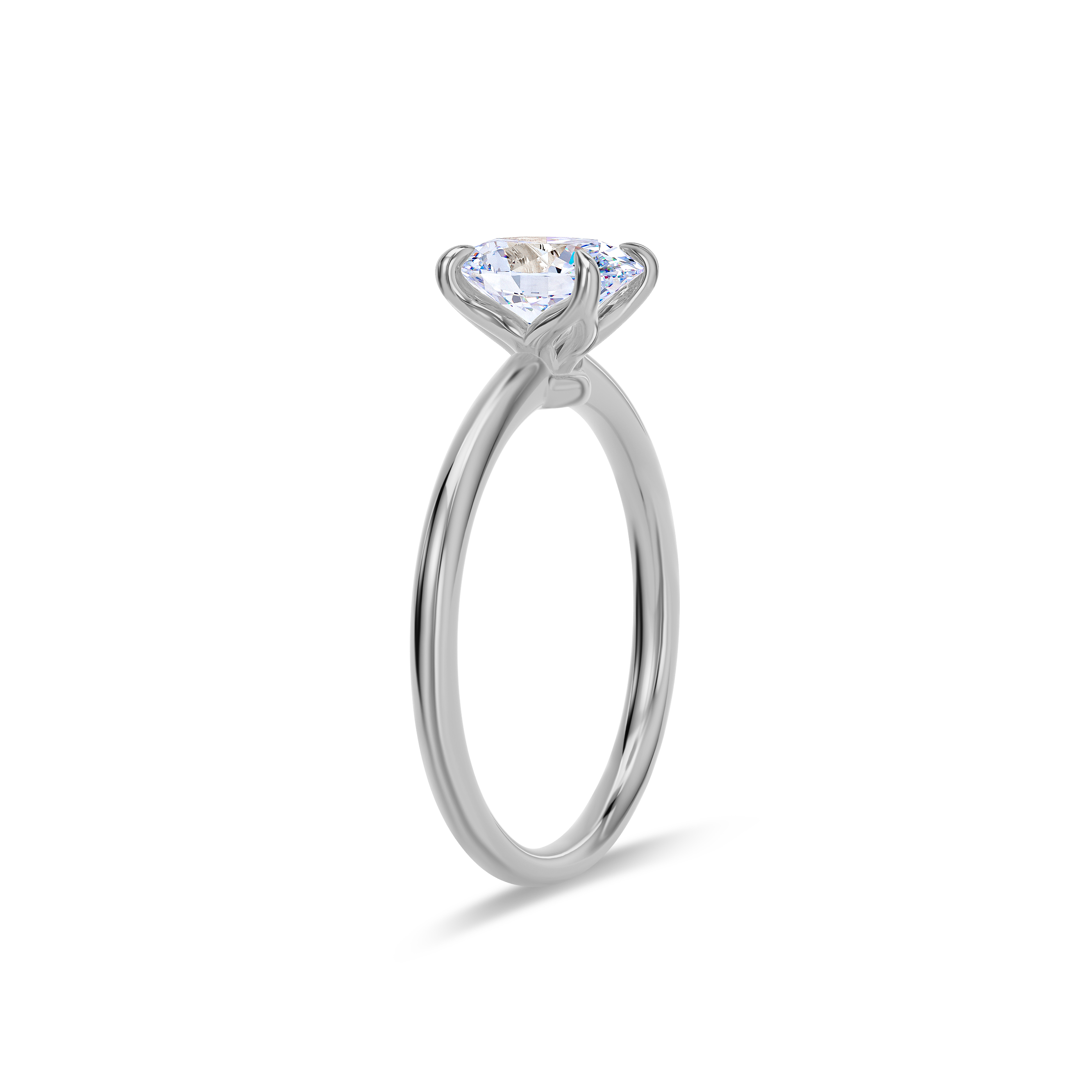 Dia Special Solitaire Engagement Ring Oval•White Gold