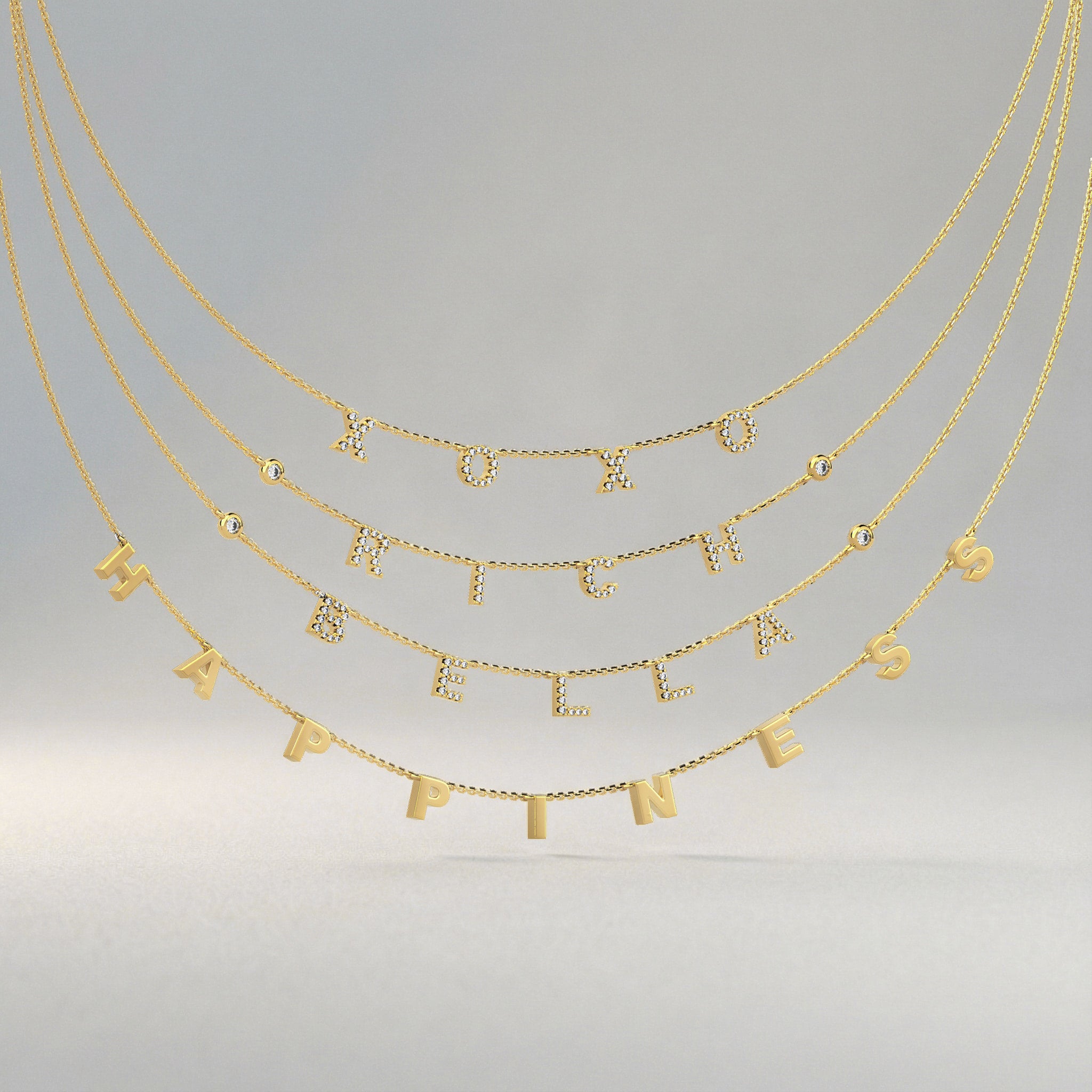 Luxe Letter Necklace SS25N004L