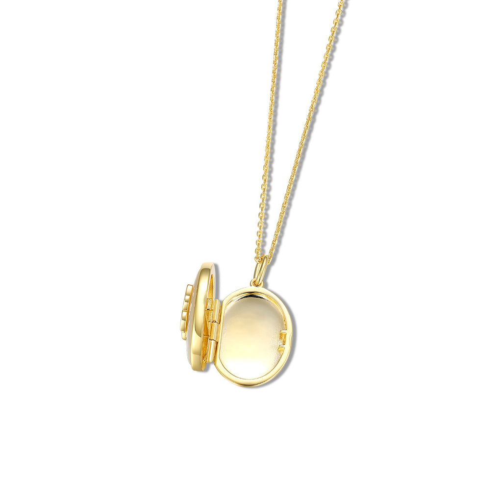 18K Gold Plated Papilio Whisper Locket SN007G