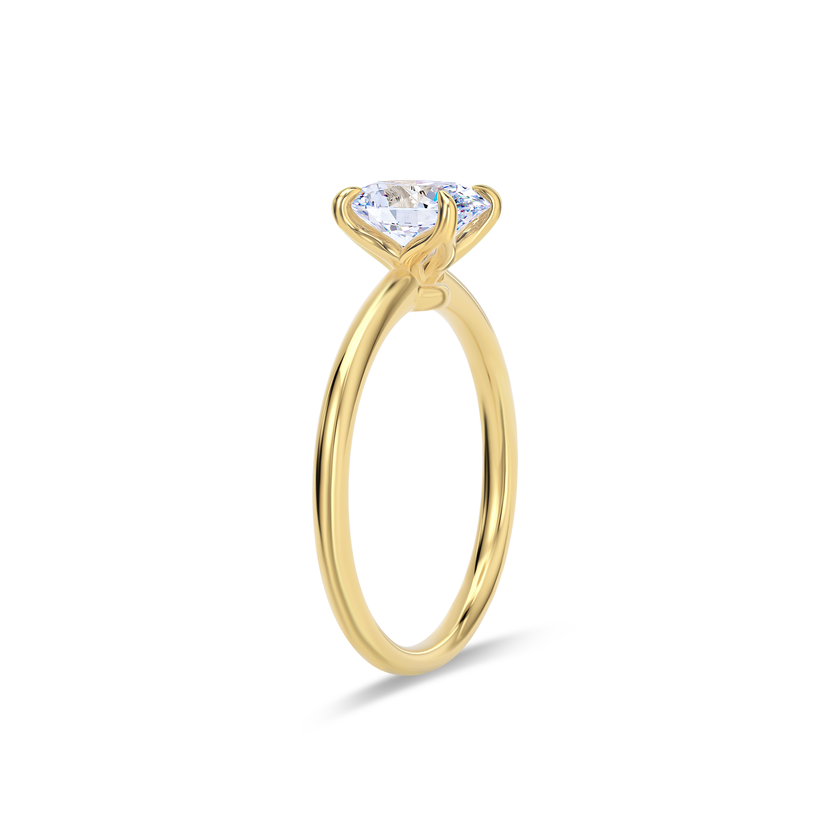 Dia Special Solitaire Engagement Ring Oval•Yellow Gold