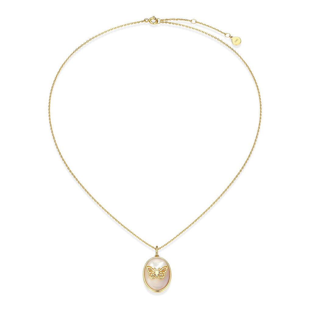 18K Gold Plated Papilio Whisper Locket SN007G