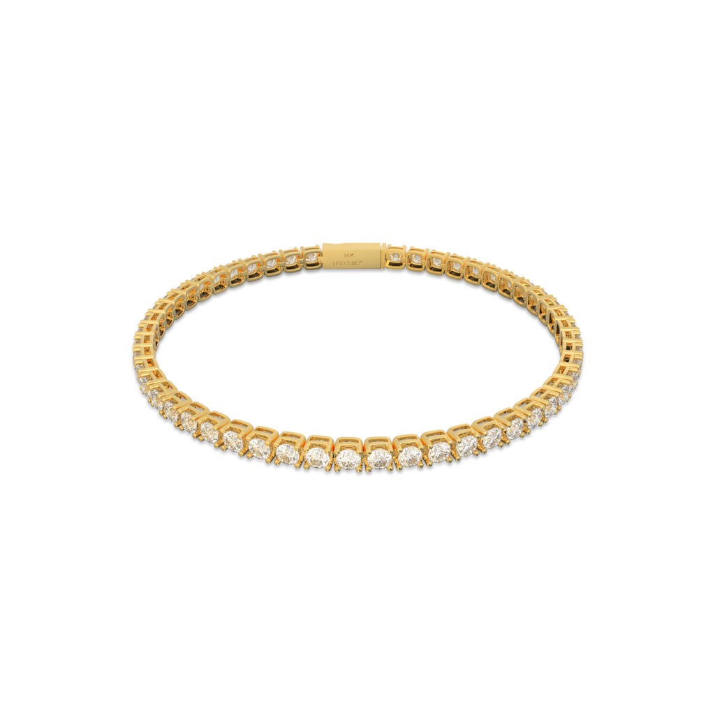 18K Yellow Gold Nova Tennis Bracelet in 5CT LGDB001