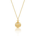 18K Gold Plated Luna Halo Whisper Locket SN006G