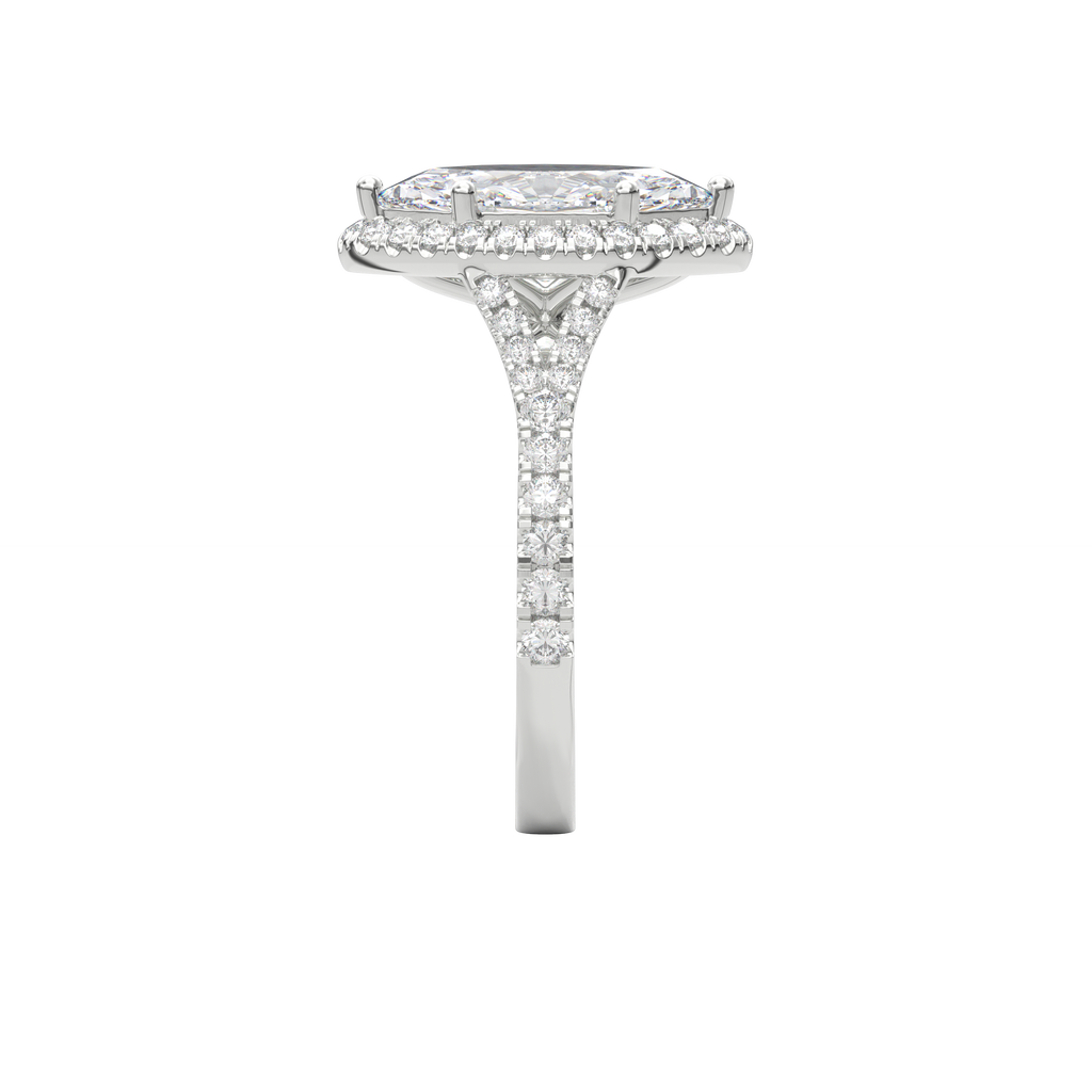 Elara Vintage Inspired Engagement Ring Marquise•White Gold