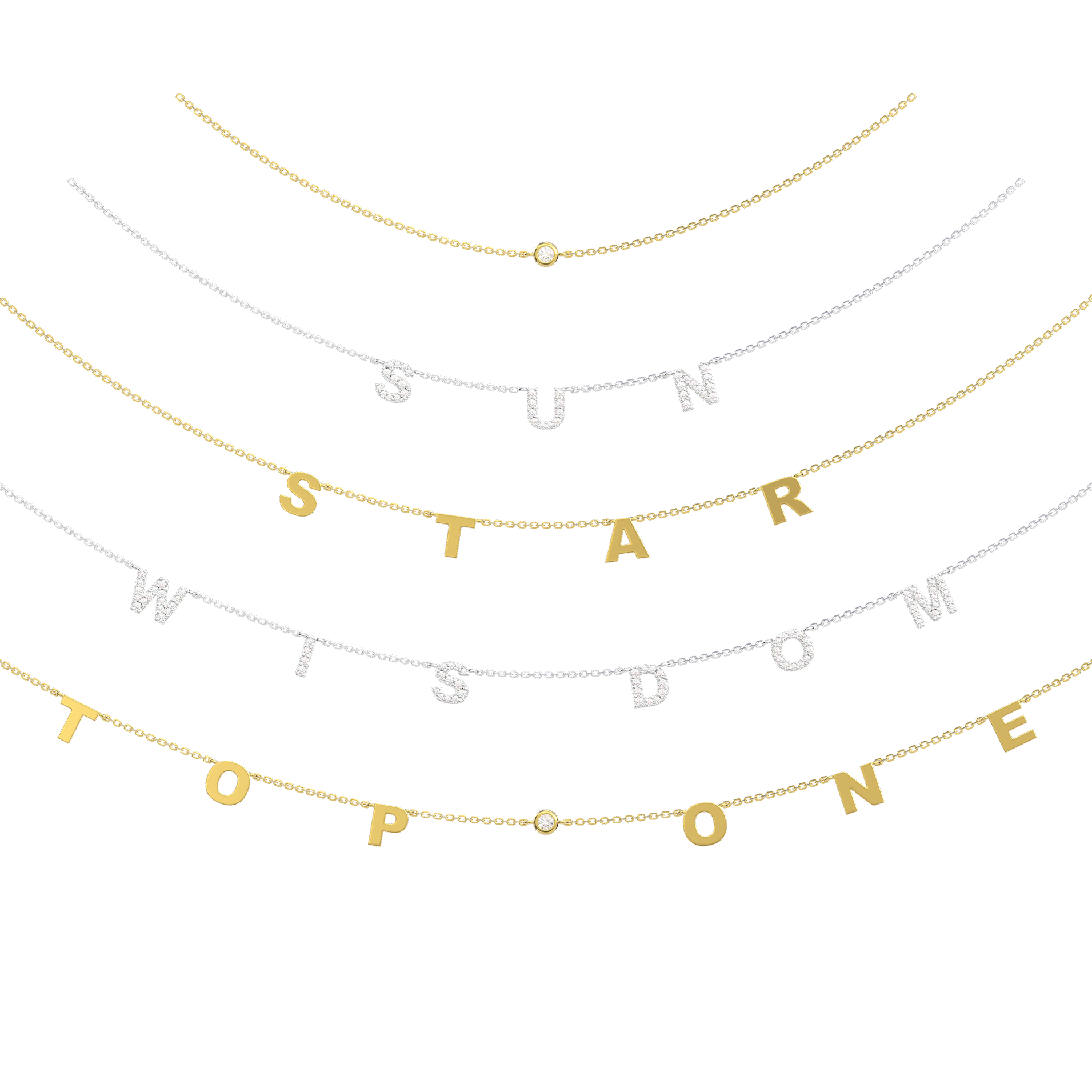 Luxe Letter Necklace SS25N004L