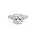 Elara Vintage Inspired Engagement Ring Radiant•White Gold