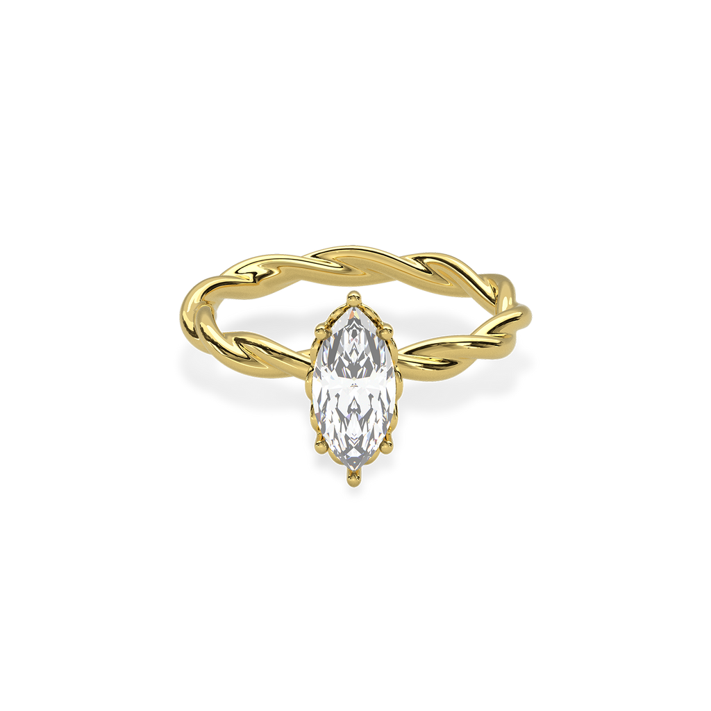 Vintage-Inspired Twist Ring
