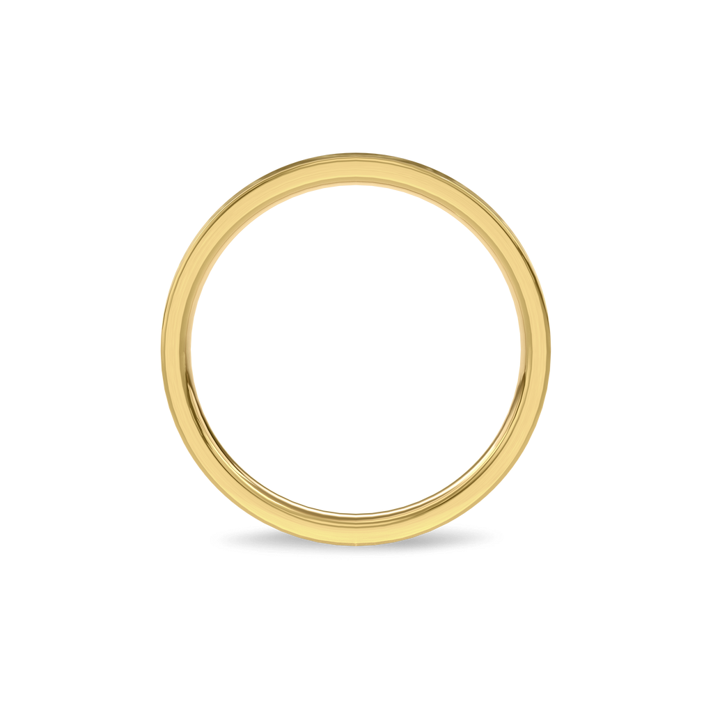 Wedding Bands Flat Band 4mm•Yellow Gold