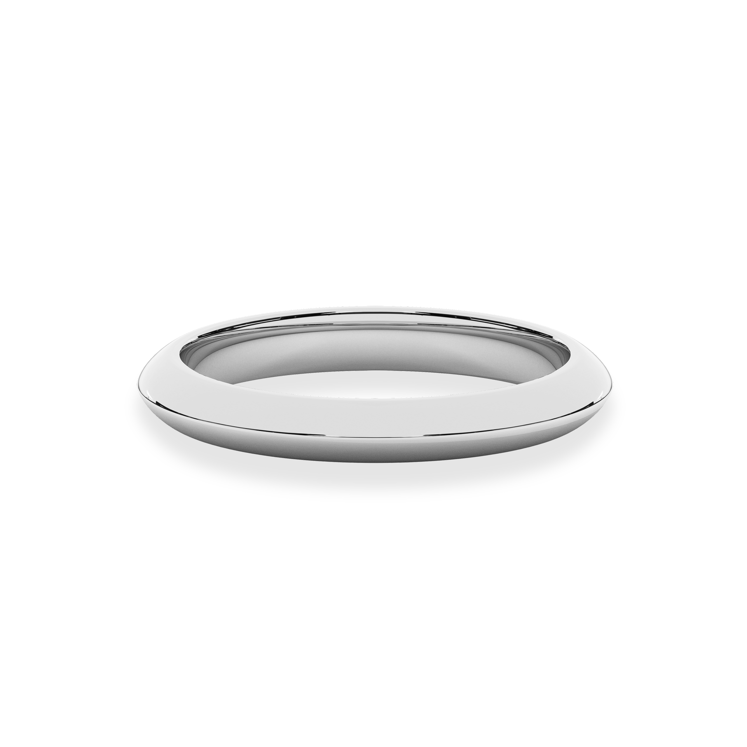 14KWhite Gold Classic Wedding band