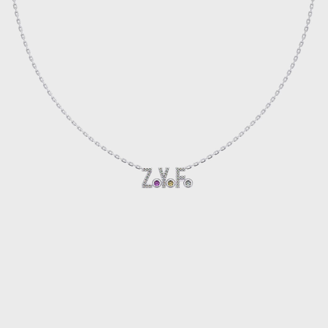 My Coordinates – Birthstone Edition SN032R